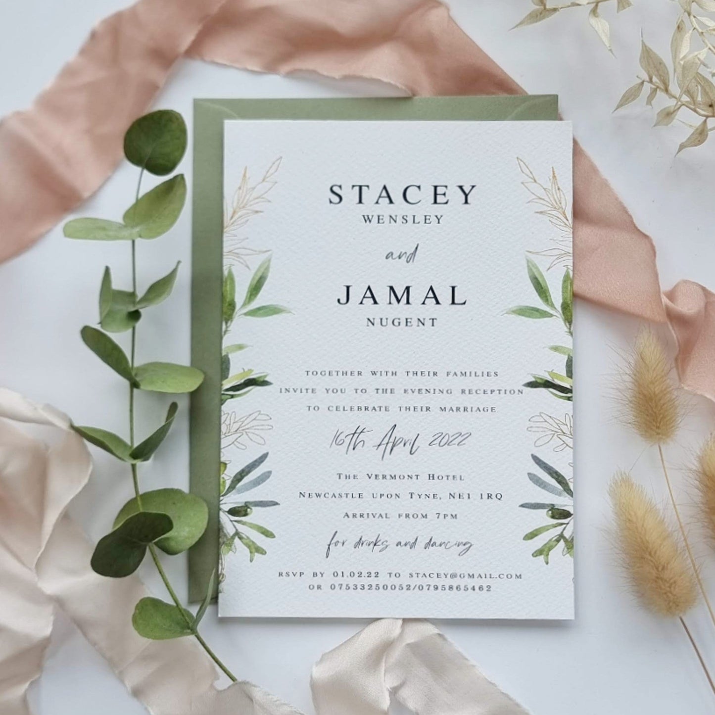 Sienna Evening Wedding Invitations
