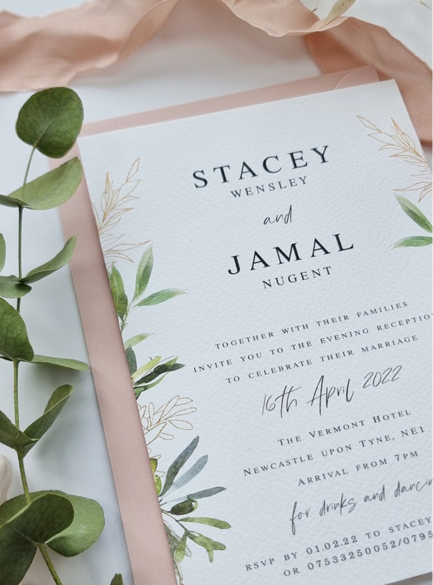 Sienna Evening Wedding Invitations