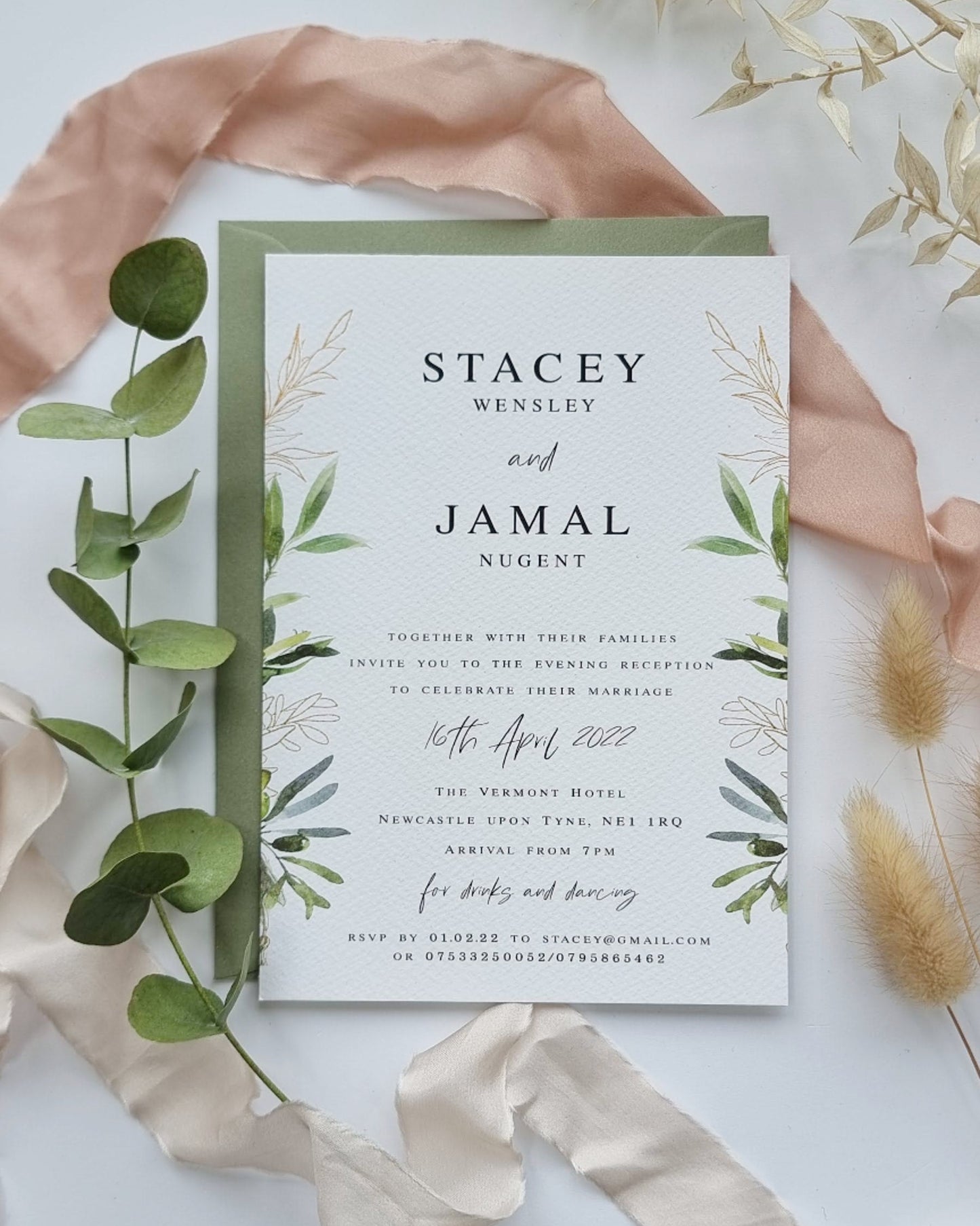 Sienna Evening Wedding Invitations