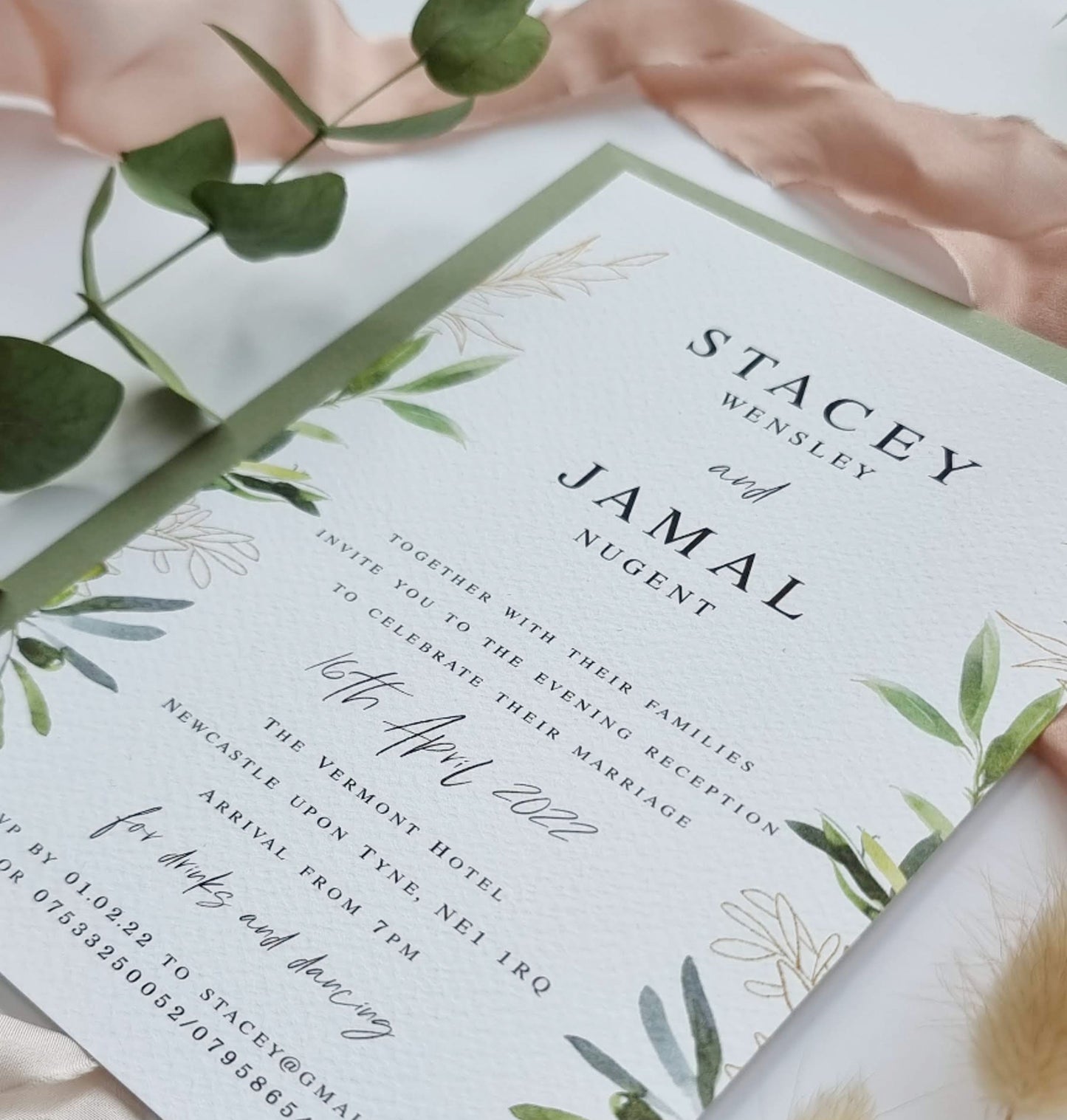 Sienna Evening Wedding Invitations