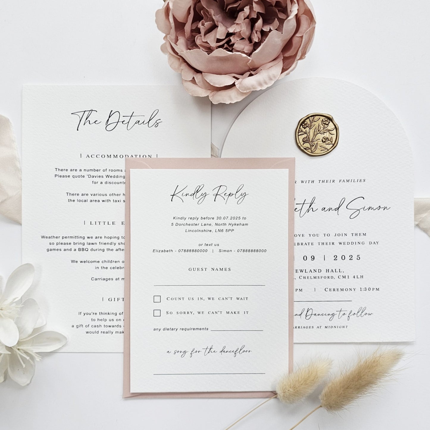 NOVA Wedding Invitations