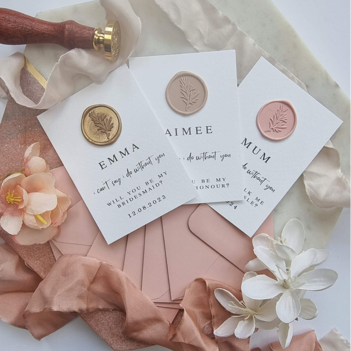 Personalised Bridesmaid Proposals
