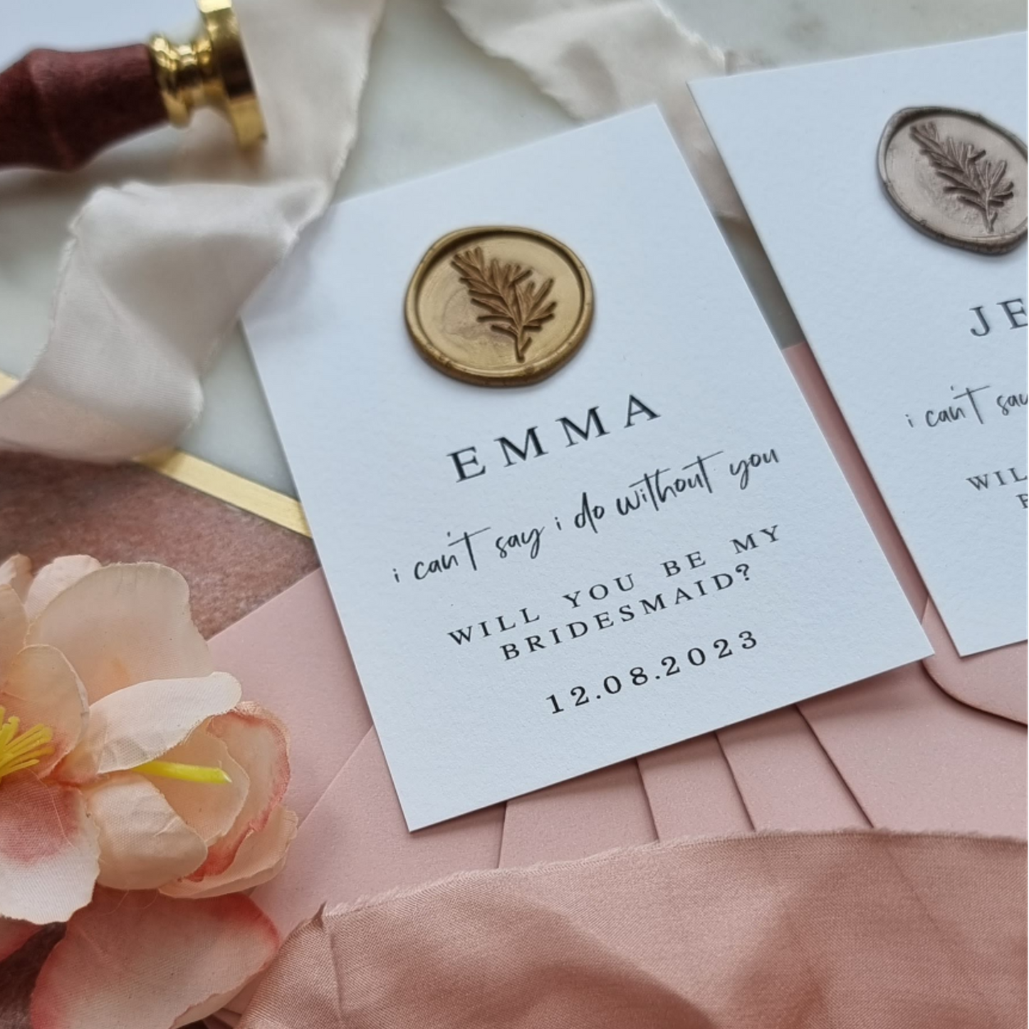 Personalised Bridesmaid Proposals