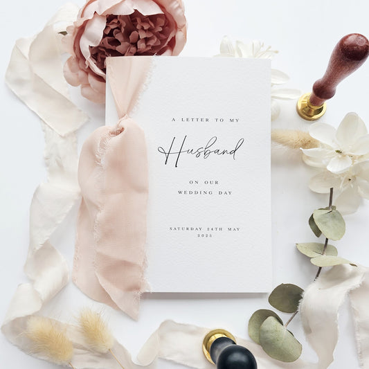 Wedding Letter to Husband