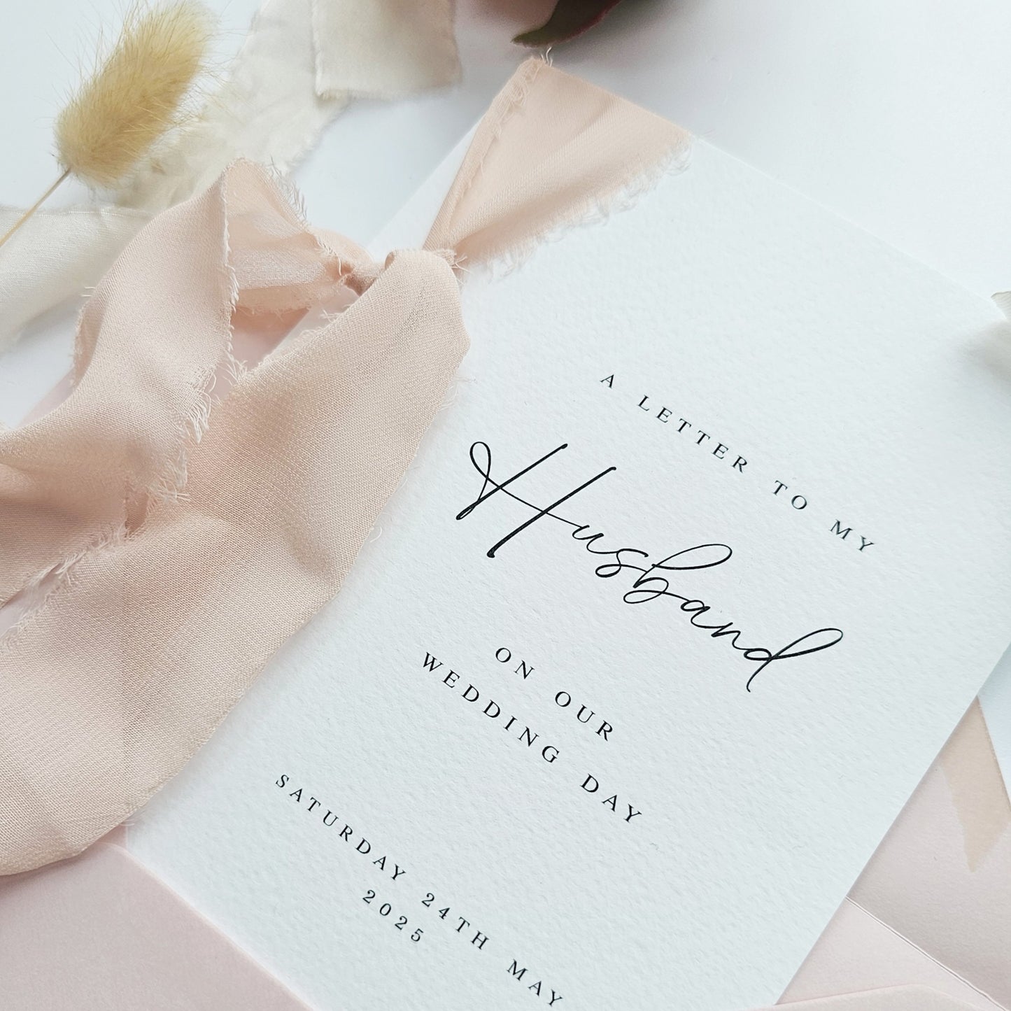 Wedding Letter to Husband