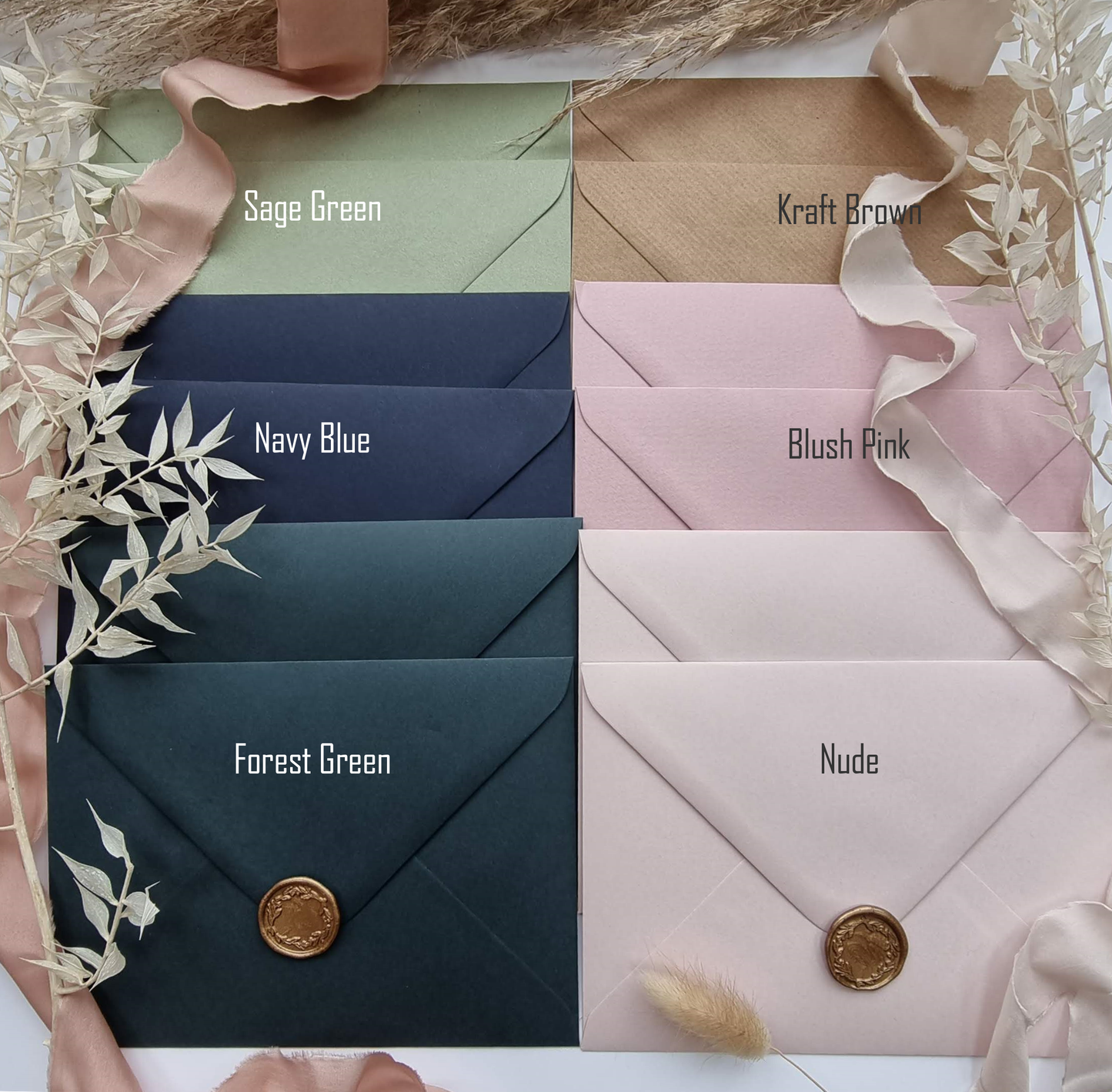 WILDFLOWER Vellum Wrap Wedding Invitations