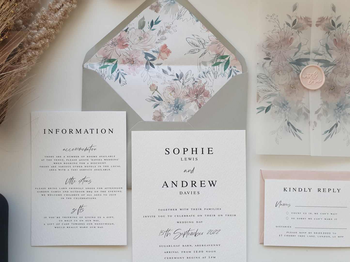 GRACIE Wedding Invitations